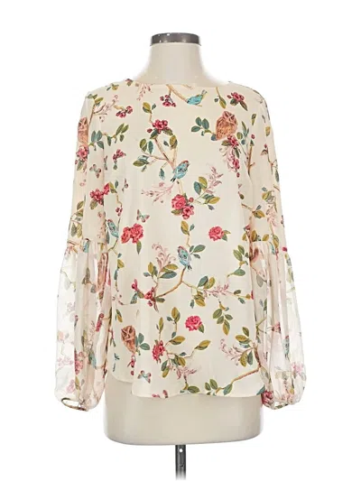 Pre-owned Lauren Conrad 3/4 Sleeve Blouse In White