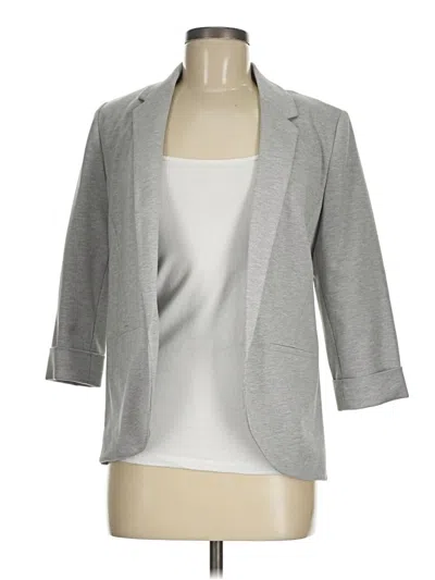 Pre-owned Lauren Conrad Blazer Jacket In Gray