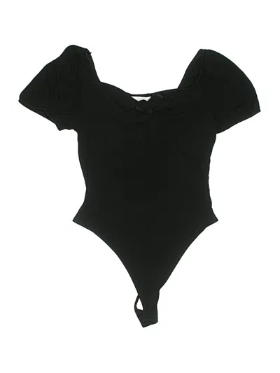 Pre-owned Lauren Conrad Bodysuit In Black