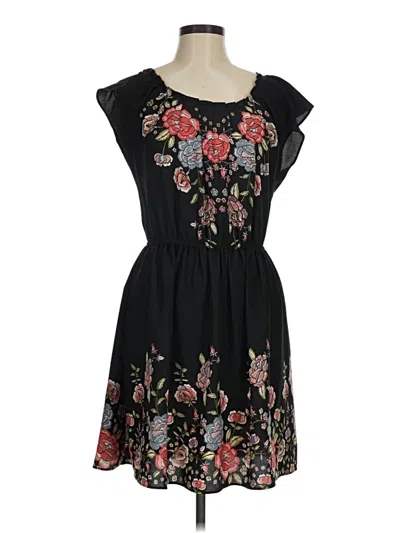 Pre-owned Lauren Conrad Casual Dress In Black