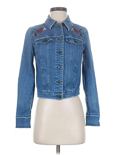 Pre-owned Lauren Conrad Denim Jacket In Blue