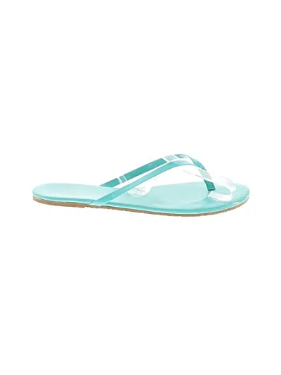 Pre-owned Lauren Conrad Flip Flops In Blue
