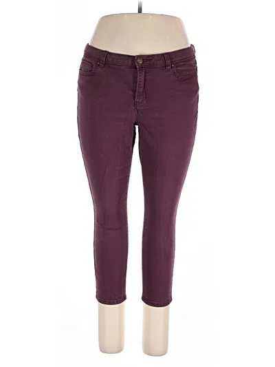 Pre-owned Lauren Conrad Jeggings In Purple