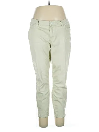 Pre-owned Lauren Conrad Khaki Pant In Ivory