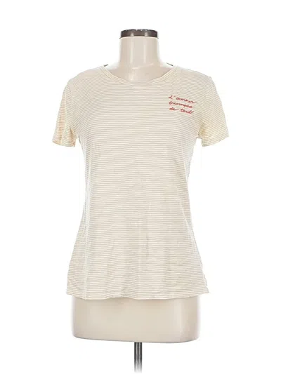 Pre-owned Lauren Conrad Short Sleeve T-shirt In White