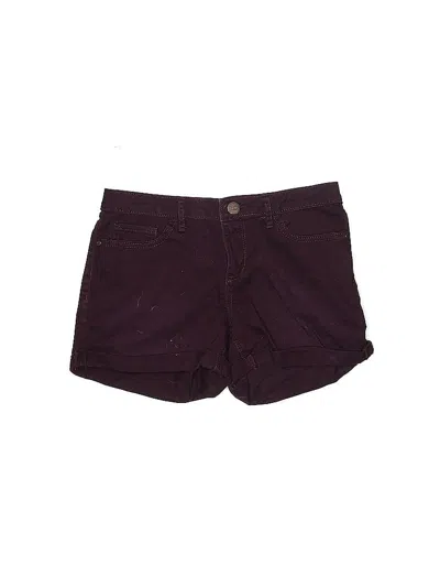 Pre-owned Lauren Conrad Shorts In Burgundy