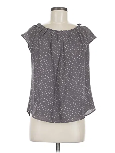 Pre-owned Lauren Conrad Sleeveless Blouse In Gray