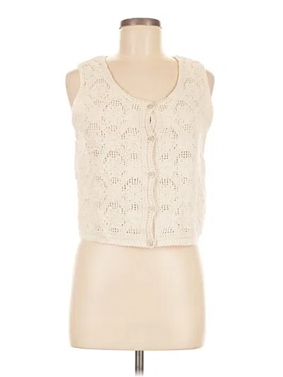 Pre-owned Lauren Conrad Sweater Vest In White