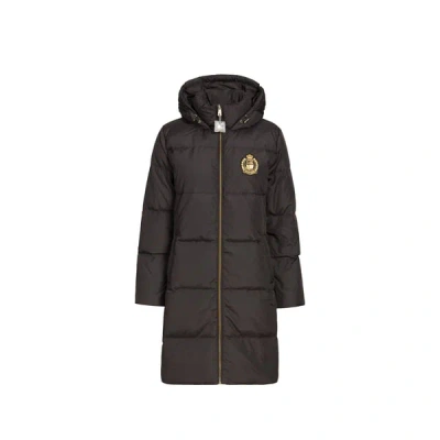 Laurèn Doudoune Longue Matelassé À Capuche In Gray