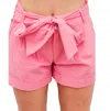 Shop Lauren James Bow Short In Rose In Pink