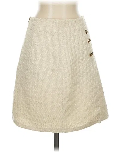 Pre-owned Lauren James Casual Skirt In Ivory