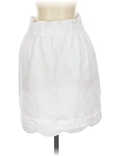Pre-owned Lauren James Casual Skirt In White