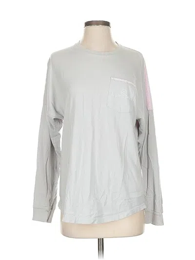 Pre-owned Lauren James Long Sleeve T-shirt In Gray