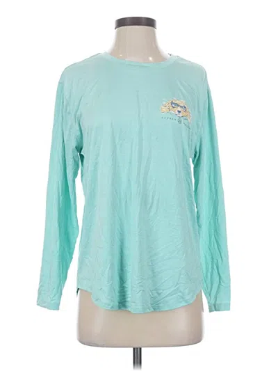 Pre-owned Lauren James Long Sleeve T-shirt In Teal
