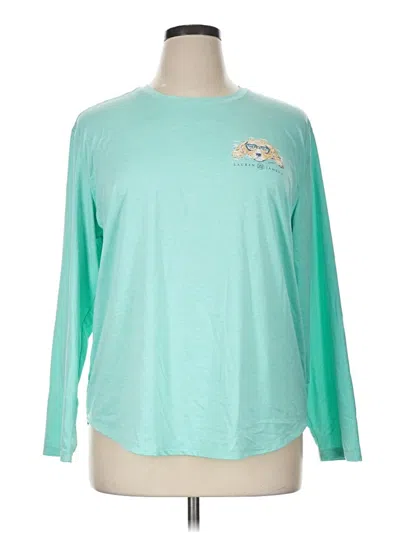 Pre-owned Lauren James Long Sleeve T-shirt In Teal