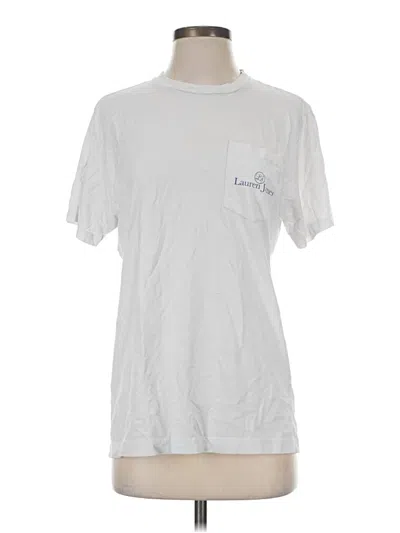 Pre-owned Lauren James Short Sleeve T-shirt In Silver