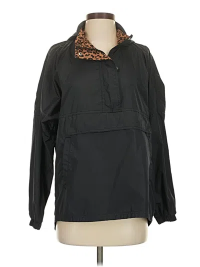 Pre-owned Lauren James Windbreaker Jacket In Black