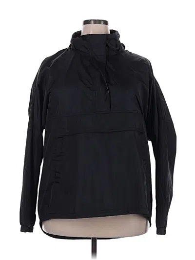 Pre-owned Lauren James Windbreaker Jacket In Black