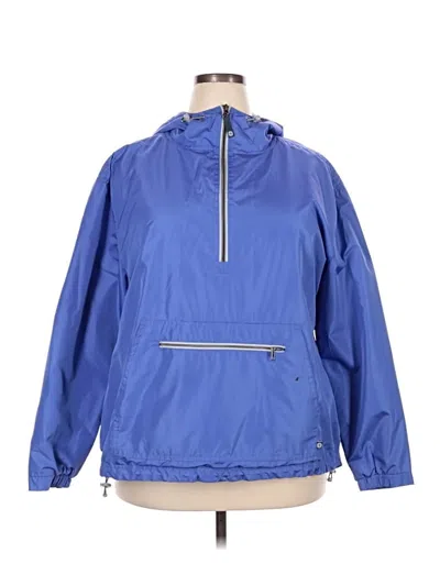 Pre-owned Lauren James Windbreaker Jacket In Blue
