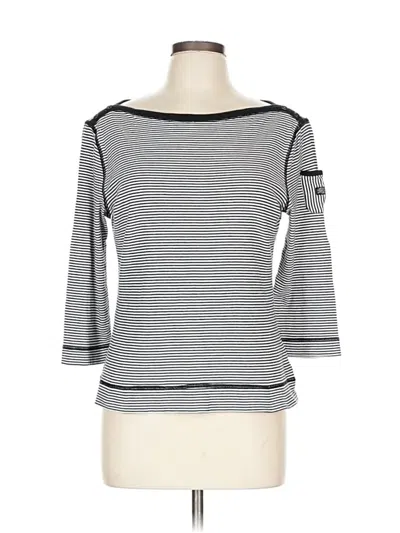 Pre-owned Lauren Jeans Co. 3/4 Sleeve T-shirt In Gray