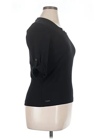 Pre-owned Lauren Jeans Co. 3/4 Sleeve Top In Black
