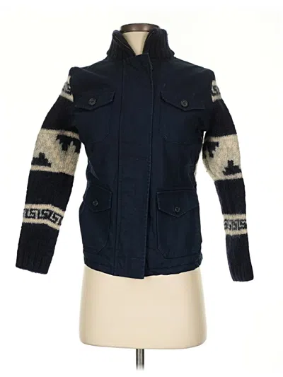 Pre-owned Lauren Jeans Co. Cardigan Sweater In Blue