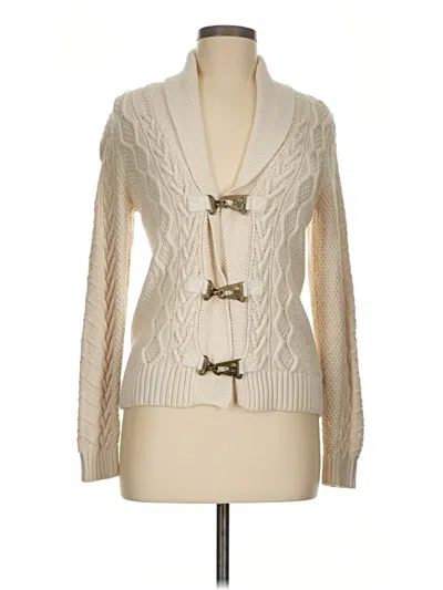 Pre-owned Lauren Jeans Co. Cardigan Sweater In Ivory