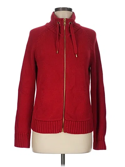 Pre-owned Lauren Jeans Co. Cardigan Sweater In Red