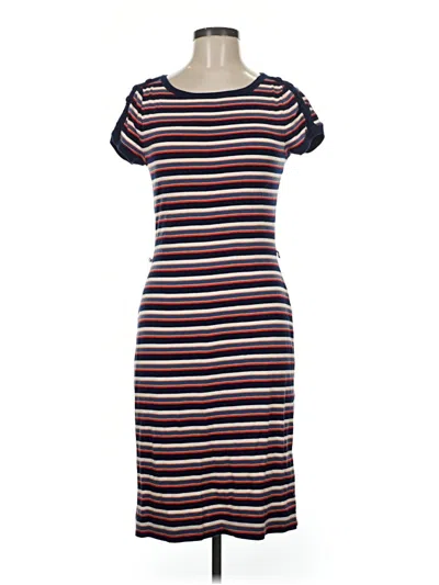 Pre-owned Lauren Jeans Co. Casual Dress In Burgundy