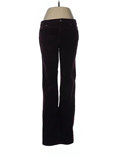 Pre-owned Lauren Jeans Co. Casual Pants In Burgundy