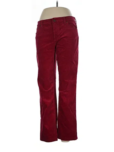 Pre-owned Lauren Jeans Co. Casual Pants In Burgundy