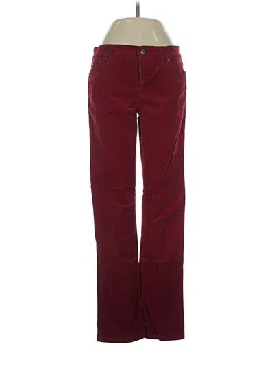 Pre-owned Lauren Jeans Co. Casual Pants In Burgundy