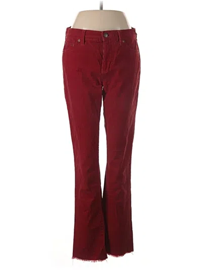 Pre-owned Lauren Jeans Co. Casual Pants In Burgundy