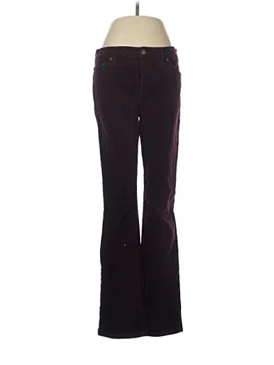 Pre-owned Lauren Jeans Co. Casual Pants In Burgundy