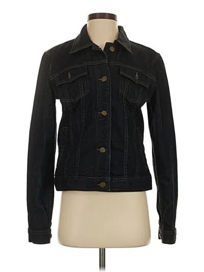 Pre-owned Lauren Jeans Co. Denim Jacket In Black