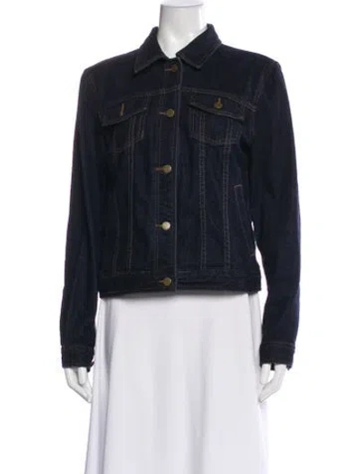 Pre-owned Lauren Jeans Co. Denim Jacket In Blue