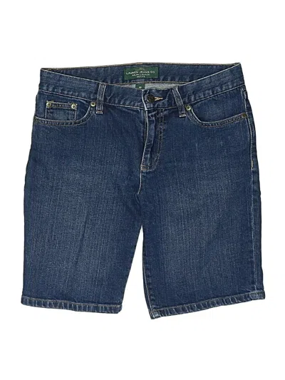 Pre-owned Lauren Jeans Co. Denim Shorts In Blue