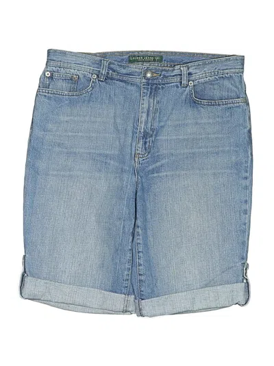 Pre-owned Lauren Jeans Co. Denim Shorts In Blue