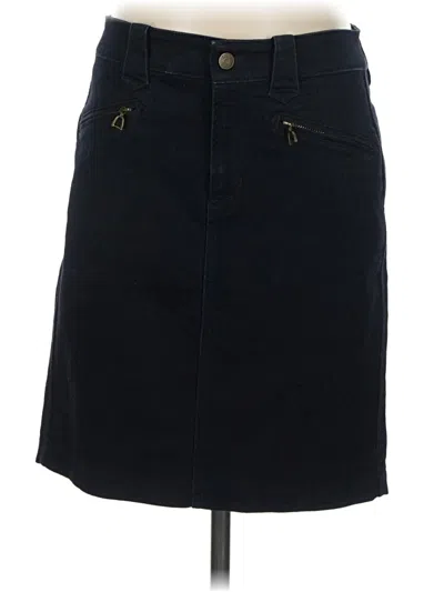 Pre-owned Lauren Jeans Co. Denim Skirt In Black