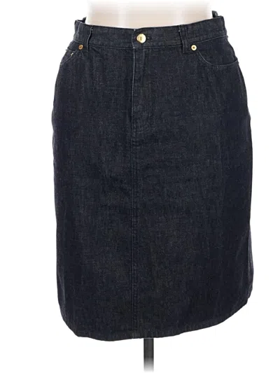 Pre-owned Lauren Jeans Co. Denim Skirt In Blue