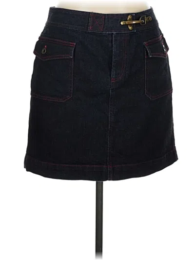 Pre-owned Lauren Jeans Co. Denim Skirt In Blue