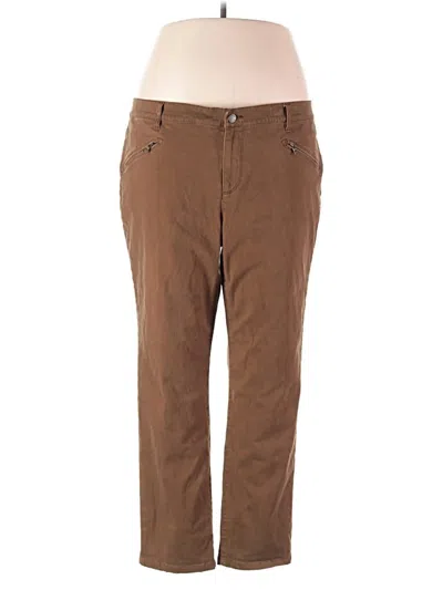 Pre-owned Lauren Jeans Co. Khakis In Brown