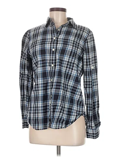 Pre-owned Lauren Jeans Co. Long Sleeve Button Down Shirt In Blue