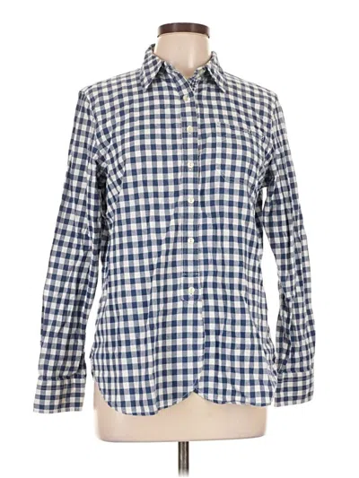 Pre-owned Lauren Jeans Co. Long Sleeve Button Down Shirt In Blue