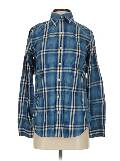 Pre-owned Lauren Jeans Co. Long Sleeve Button Down Shirt In Blue