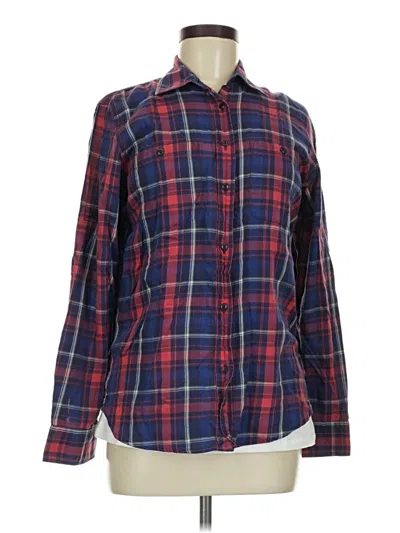 Pre-owned Lauren Jeans Co. Long Sleeve Button Down Shirt In Blue