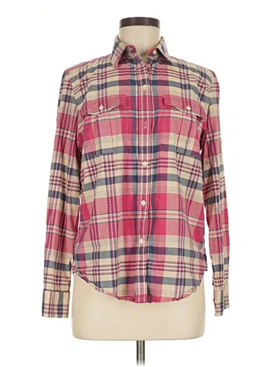Pre-owned Lauren Jeans Co. Long Sleeve Button Down Shirt In Pink