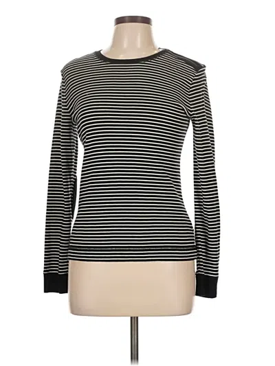 Pre-owned Lauren Jeans Co. Long Sleeve Top In Black