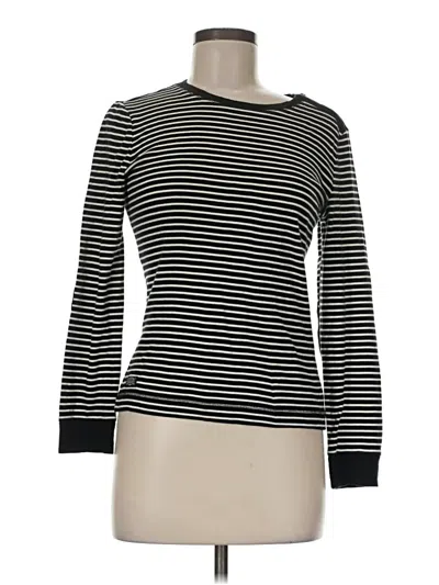 Pre-owned Lauren Jeans Co. Long Sleeve Top In Black