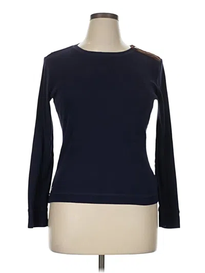 Pre-owned Lauren Jeans Co. Long Sleeve Top In Blue